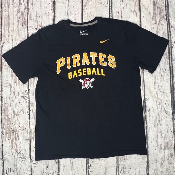 Pittsburgh Pirates MLB Baseball Crewneck Nike Tshirt - Picture 1 of 3